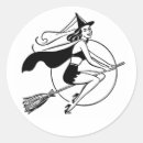 Search for retro witch stickers Pagan