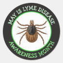 Search for diseases stickers Lyme disease