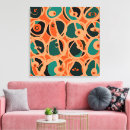 Search for graffiti canvas prints Orange