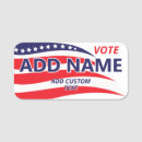 Search for political name tags President presidential politics campaign