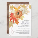 Search for pumpkin bridal shower invitations Fall