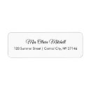 Search for neutral return address labels Black and white