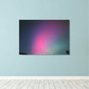 Search for northern lights canvas prints Pink