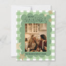 Search for green christmas cards Gingham