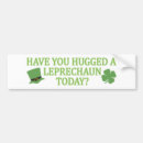 Search for leprechaun bumper stickers Shamrock