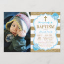 Search for blue flower christening invitations Christian