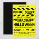 Search for crime scene invitations Magnifying glass