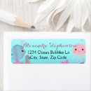 Search for underwater ship return address labels For kids