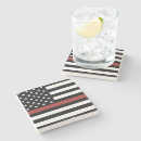 Search for firefighter coasters Thin red line