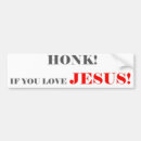 Search for honk bumper stickers God