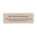 Search for e return address labels Minimalist