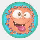 Search for orange monster stickers Cute