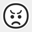 Search for unhappy face stickers Cute