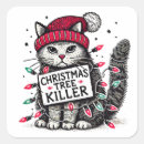 Search for christmas cat stickers Meowy