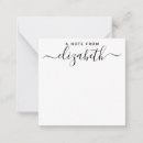 Search for name note cards Modern