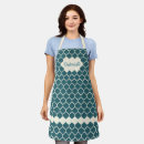 Search for dark green aprons Monogrammed