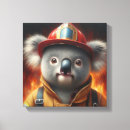 Search for firefighter canvas prints Cute