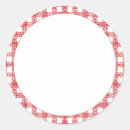 Search for red and white gingham stickers Vintage