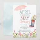 Search for april showers baby shower invitations Umbrella