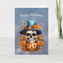 Search for skull halloween cards Orange