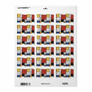 Search for yellow grey return address labels Minimalist