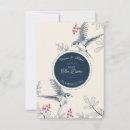 Search for love christmas invitations Birds
