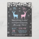 Search for deer gender reveal invitations He or she