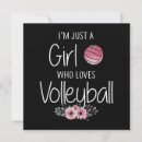 Search for girls volleyball birthday invitations Women