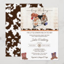 Search for cowhide invitations Wild west