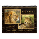 Search for big cat calendars Tiger
