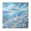 Search for blue greek tiles Watercolor