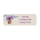 Search for basket return address labels Purple