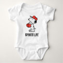 Search for baseball baby clothes Snoopy