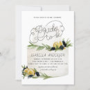 Search for lemon bridal shower invitations Positano