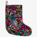 Search for musical instrument christmas stockings Cartoon