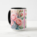 Search for beautiful rose mugs Modern