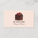Search for pastry chef business cards Cupcake