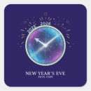 Search for new years clock stickers New year's eve