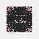 Search for happy 21st birthday napkins Black