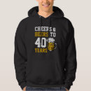 Search for 40th birthday hoodies 40 years old