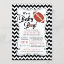 Search for football baby boy shower invitations It's a boy