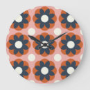 Search for abstract floral design clocks Geometric