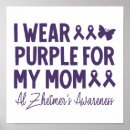 Search for alzheimer posters Purple