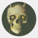 Search for horned skull stickers Devil