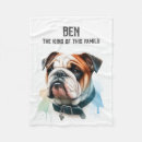 Search for english bulldog blankets Funny