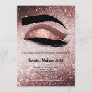Search for cosmetologist invitations Rose gold