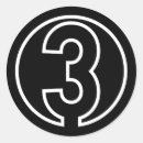 Search for small number stickers Circle