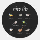 Search for birder round stickers Birdwatching