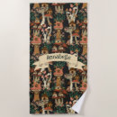 Search for goth beach towels Black