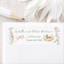 Search for rabbit return address labels Girl baby shower